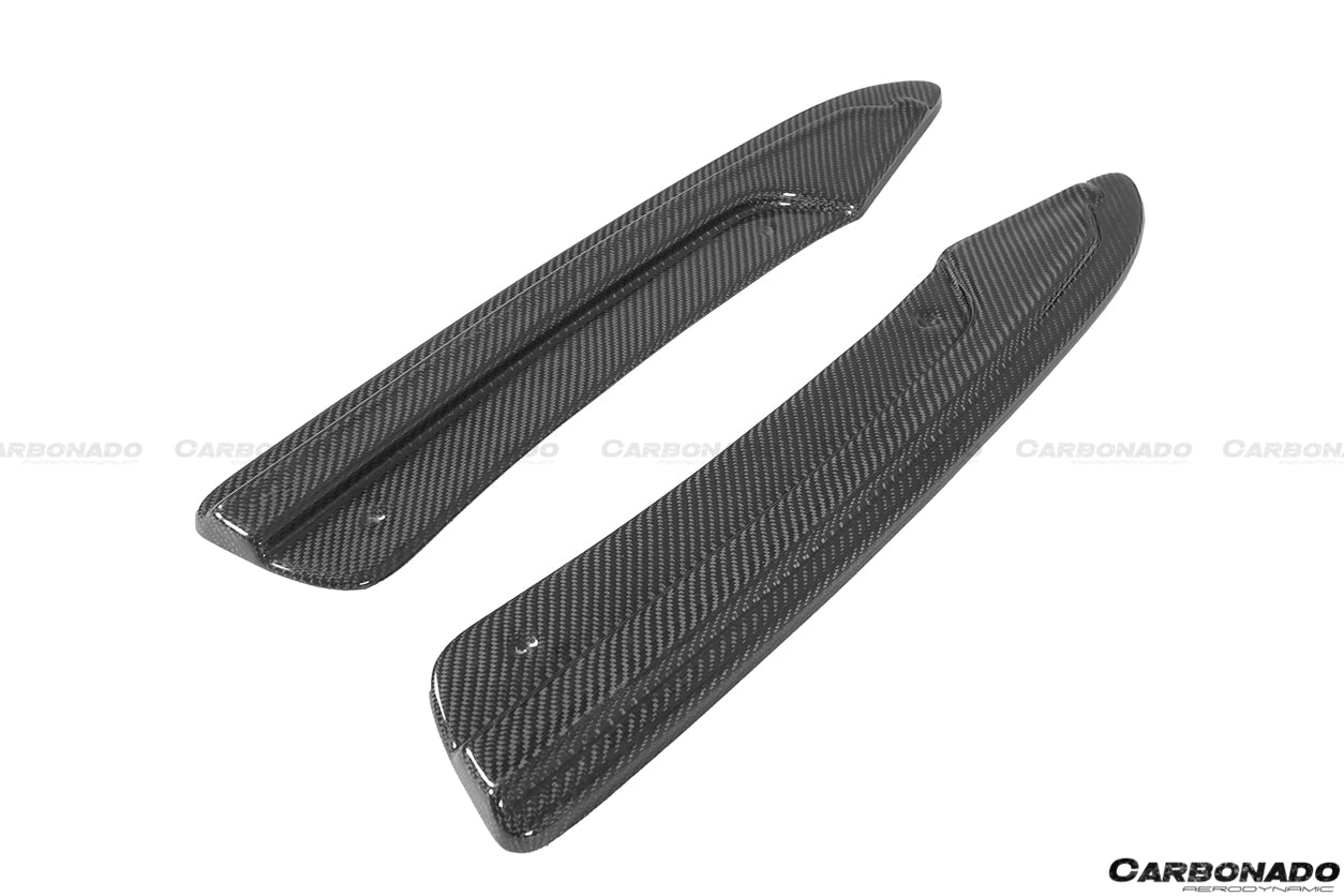 2013 - 2018 Audi RS6 Avant MN Style Carbon Fiber Rear Cap Splliter