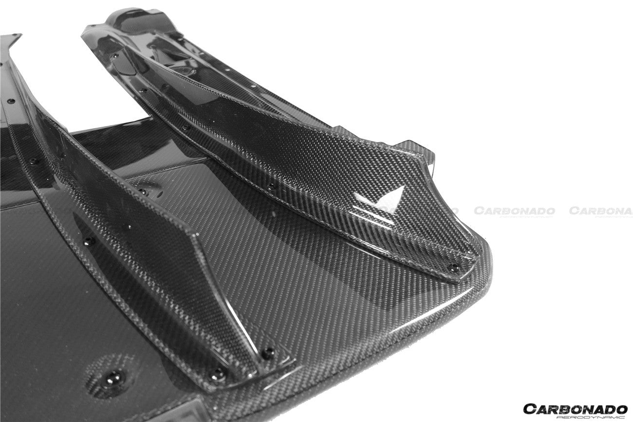 2008 - 2022 Nissan GTR R35 CBA/DBA/EBA TS Style Rear Bumper w/ Diffuser & Fins