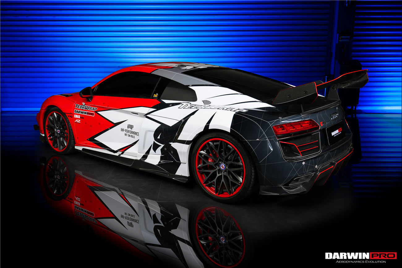 2016 - 2018 Audi R8 Coupe/Spyder iMPII Carbon Fiber Side Skirts Add on