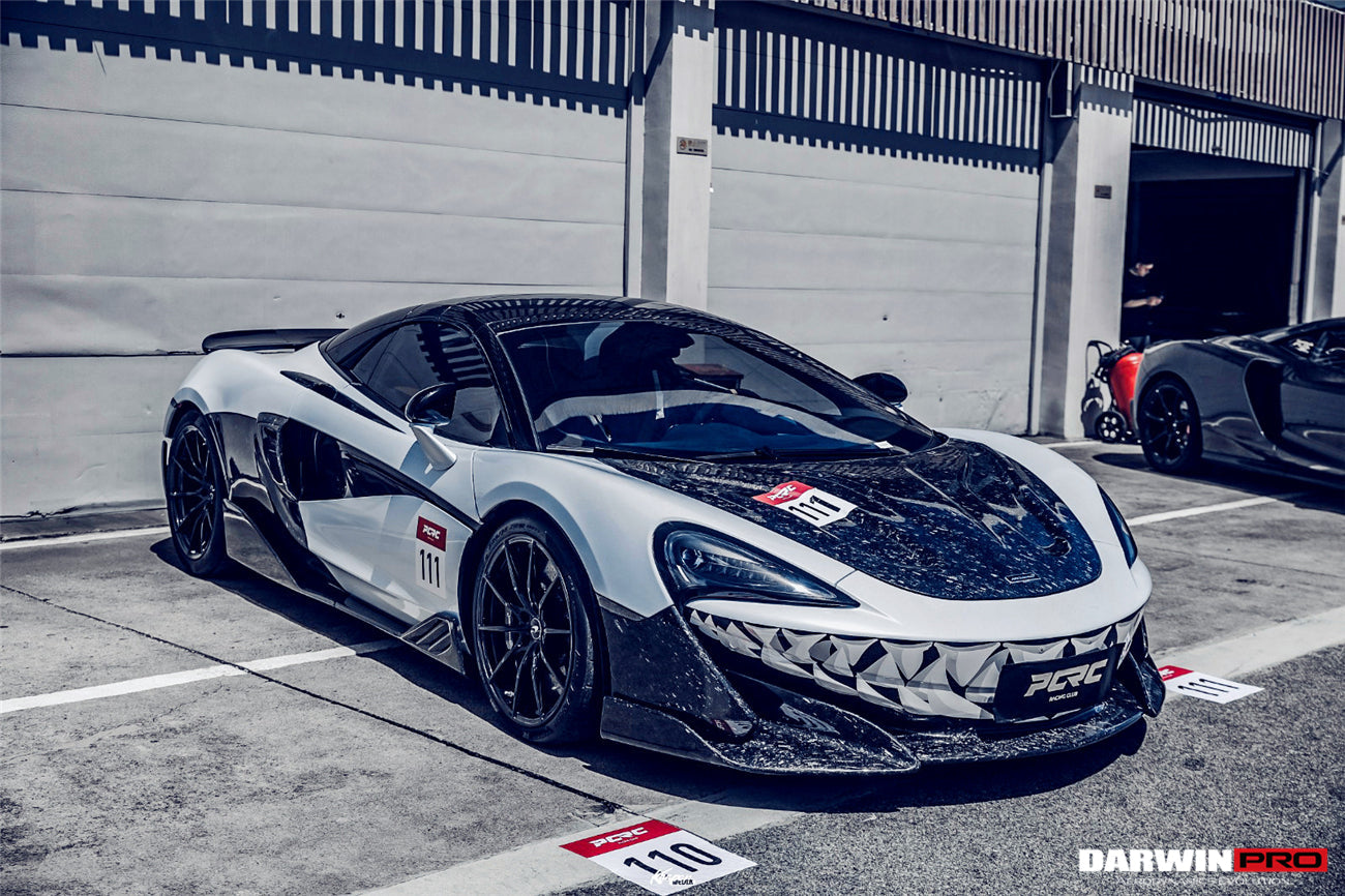 2015 - 2021 McLaren 600lt 540C 570S BKSS Style Cabon Fiber Side Skirts Under Board