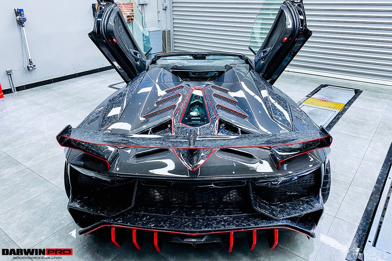 2011 - 2016 Lamborghini Aventador LP700 Coupe & Roadster BKSSII Style Carbon Fiber Rear Quarter Panels
