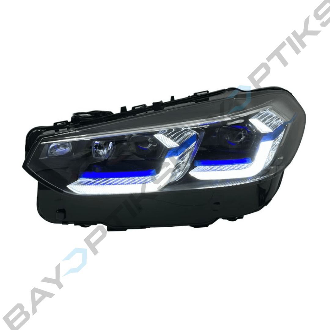 BMW G01 G08 X3 Laser Style Yellow White Switchable LED Headlights 2018-2024