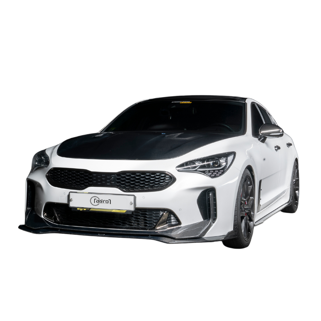 Adro Kia Stinger Carbon Fiber Front Lip V2