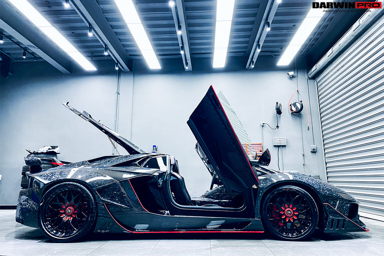 2013 - 2016 Lamborghini Aventador LP700 LP740 Roadster Carbon Fiber Rear Intake Panel