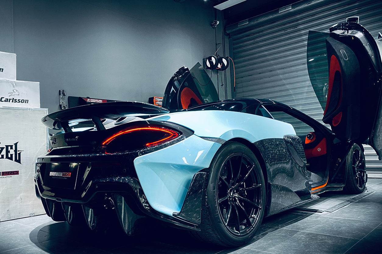 2015 - 2021 McLaren 600lt 540C 570S Cabon Fiber Side Skirts Under Board