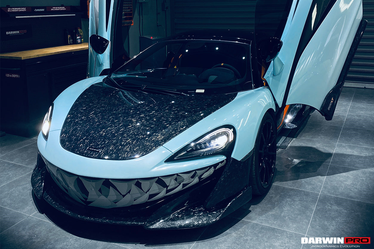 2015 - 2020 McLaren 540C & 570S Carbon Fiber Front Bumper Lip With Undertray