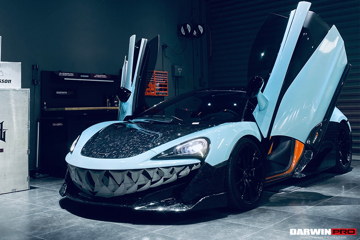 2018 - 2021 McLaren 600lt Carbon Fiber Front Bumper Side Splitter