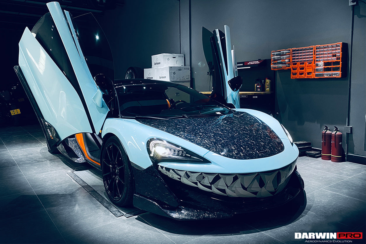 2015 - 2021 McLaren 600lt 540C 570S Cabon Fiber Side Skirts Under Board