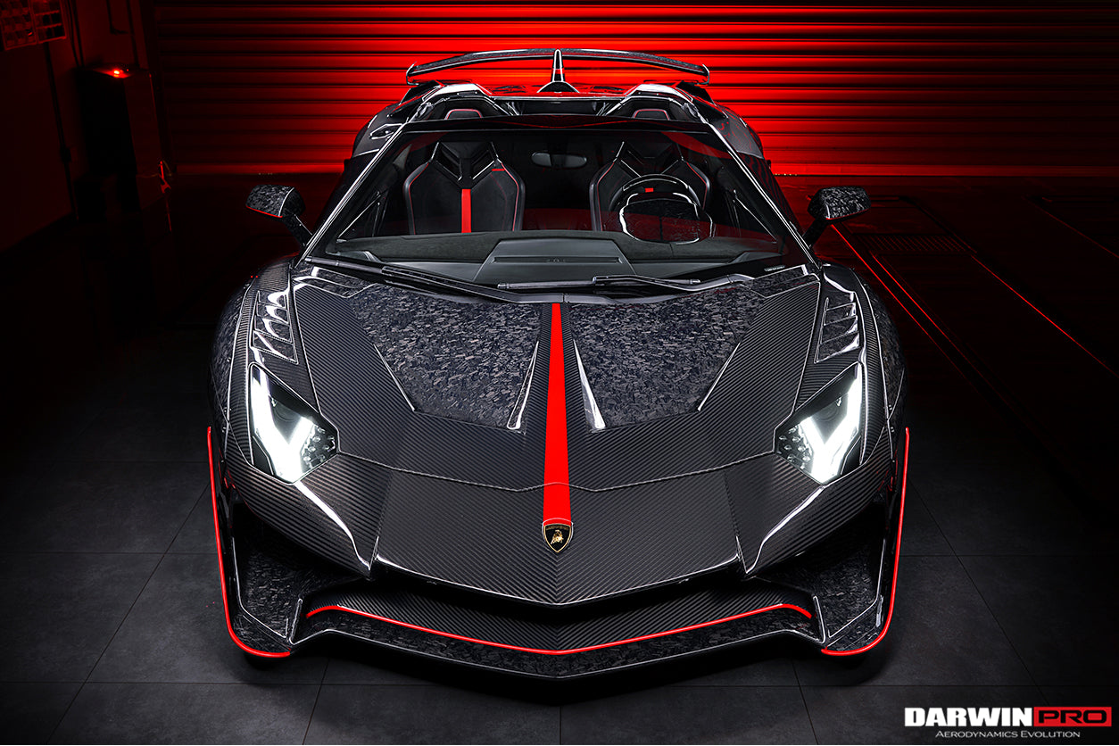2011 - 2016 Lamborghini Aventador LP700 LP720 LP750 SVJ SV Coupe & Roadster Dry Carbon Fiber Mirror Housing Replacement