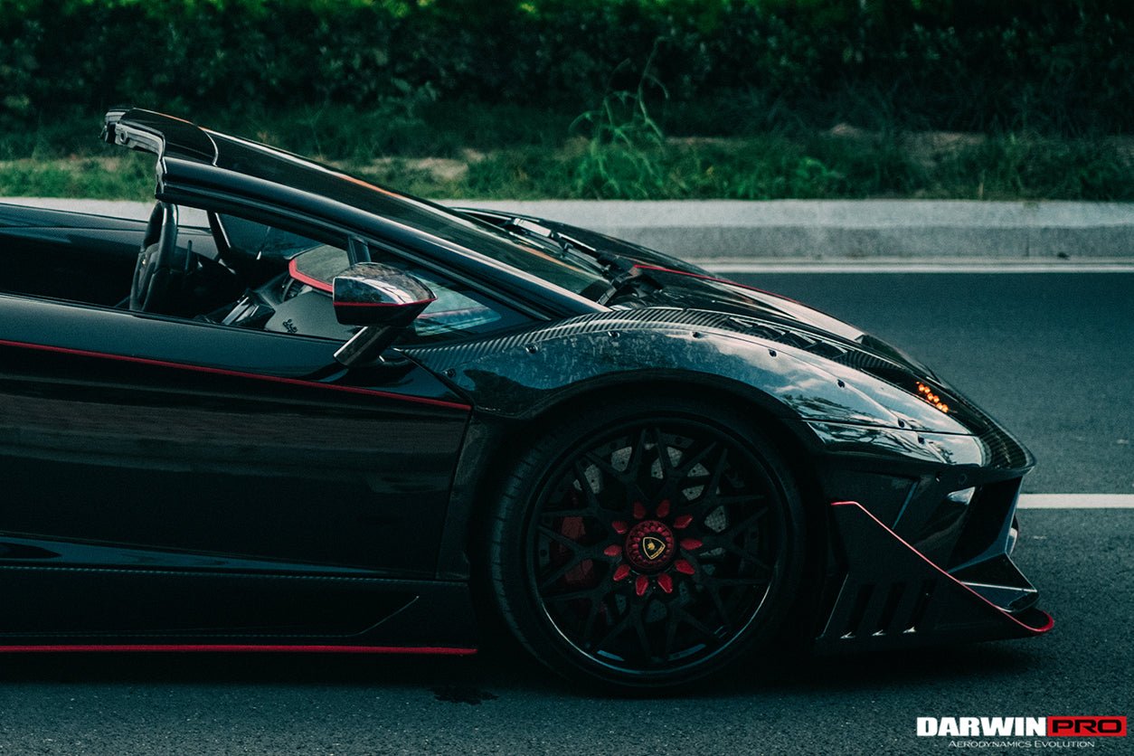 2011 - 2016 Lamborghini Aventador LP700 LP720 LP750 SVJ SV Coupe & Roadster Dry Carbon Fiber Mirror Housing Replacement