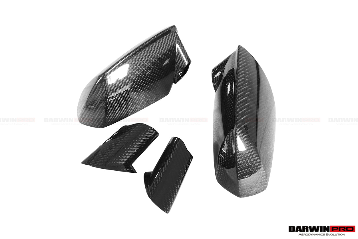 2011 - 2016 Lamborghini Aventador LP700 LP720 LP750 SVJ SV Coupe & Roadster Dry Carbon Fiber Mirror Housing Replacement