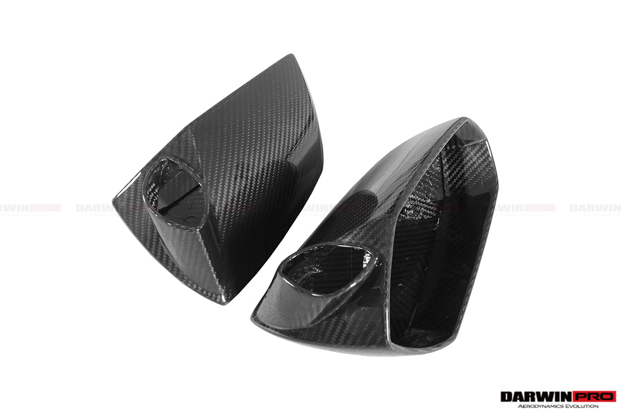 2011 - 2016 Lamborghini Aventador LP700 LP720 LP750 SVJ SV Coupe & Roadster Dry Carbon Fiber Mirror Housing Replacement