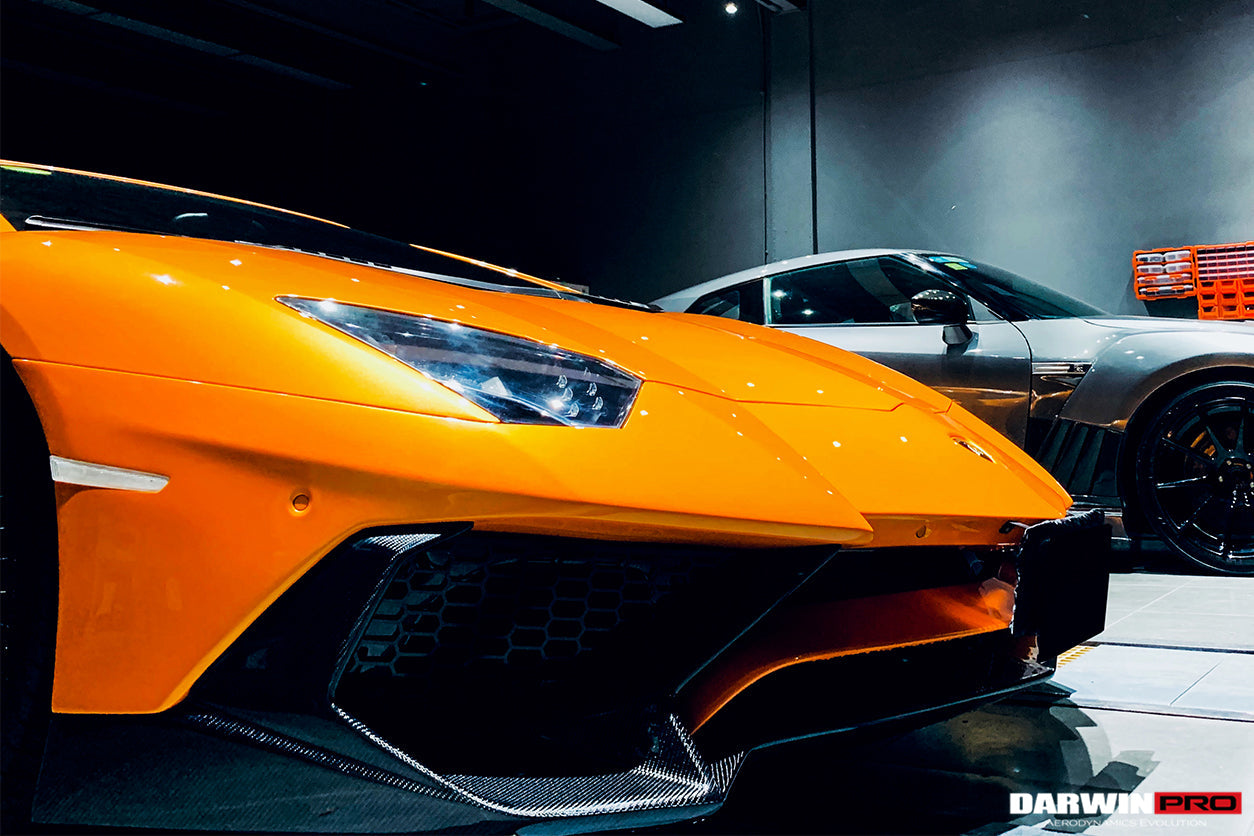 2011 - 2021 Lamborghini Aventador LP700 LP740 Coupe & Roadster SV Style Front Bumper