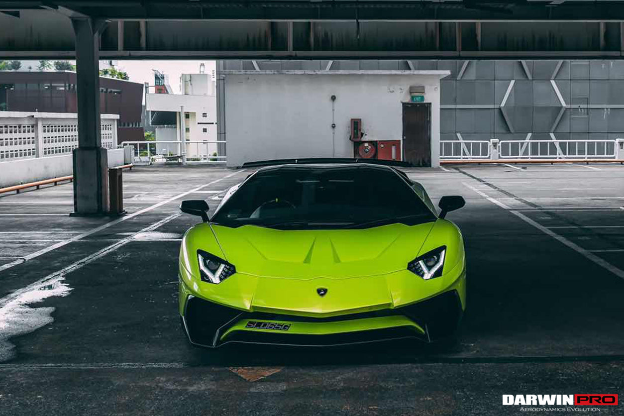 2011 - 2021 Lamborghini Aventador LP700 LP740 Coupe & Roadster SV Style Front Bumper