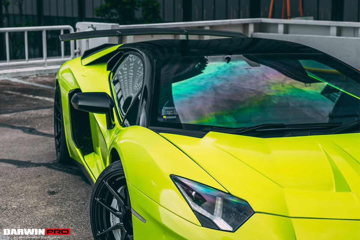 2011 - 2022 Lamborghini Aventador LP700 LP750 LP740 LP720 LP780 Coupe & Roadster SV Style Trunk Wing