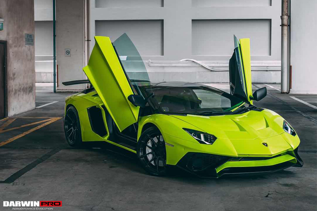 2011 - 2021 Lamborghini Aventador LP700 LP740 Coupe & Roadster SV Style Front Bumper
