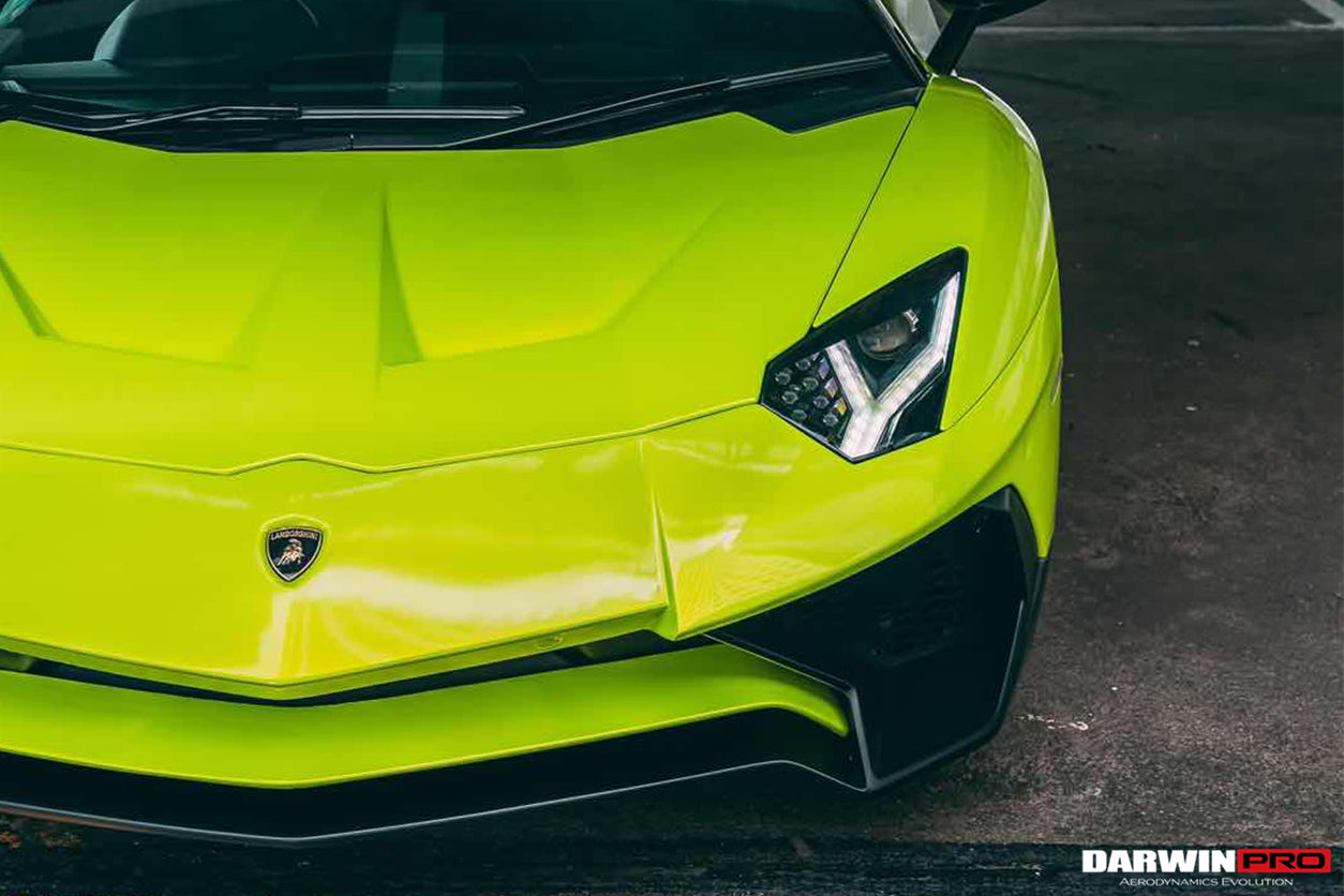2011 - 2021 Lamborghini Aventador LP700 LP740 Coupe & Roadster SV Style Front Bumper