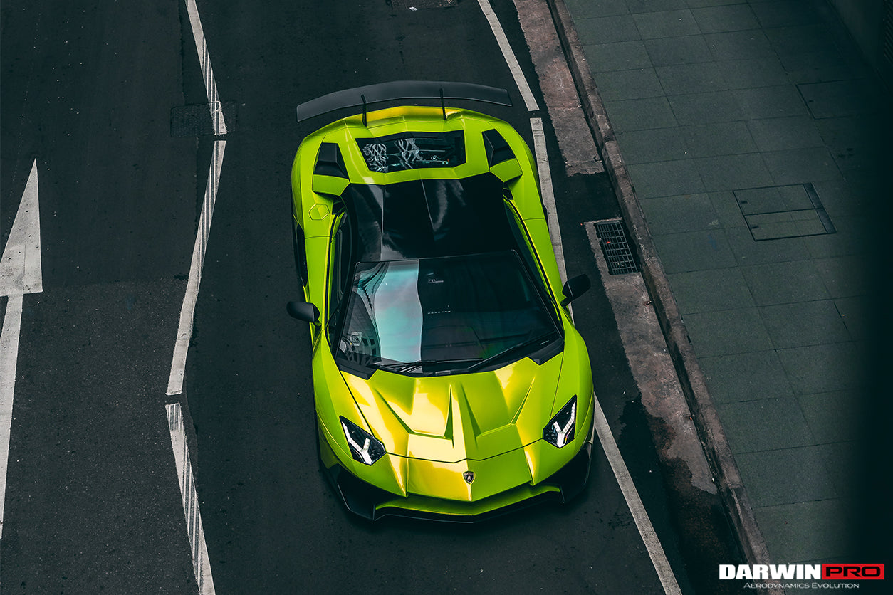 2011 - 2022 Lamborghini Aventador LP700 LP750 LP740 LP720 LP780 Coupe & Roadster SV Style Trunk Wing