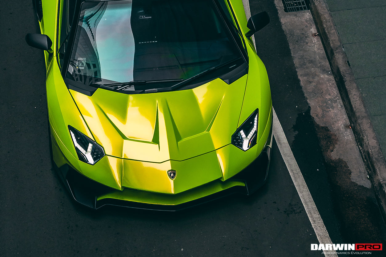 2011 - 2021 Lamborghini Aventador LP700 LP740 Coupe & Roadster SV Style Front Bumper
