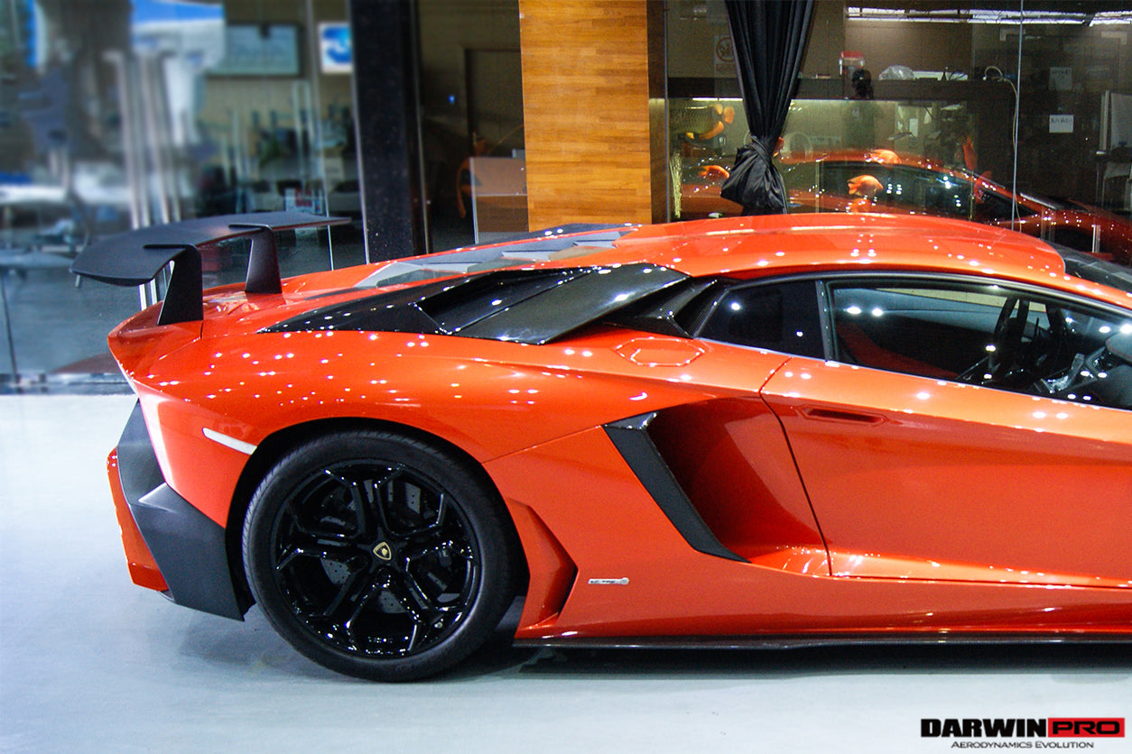 2011 - 2022 Lamborghini Aventador LP700 LP750 LP740 LP720 LP780 Coupe & Roadster SV Style Trunk Wing