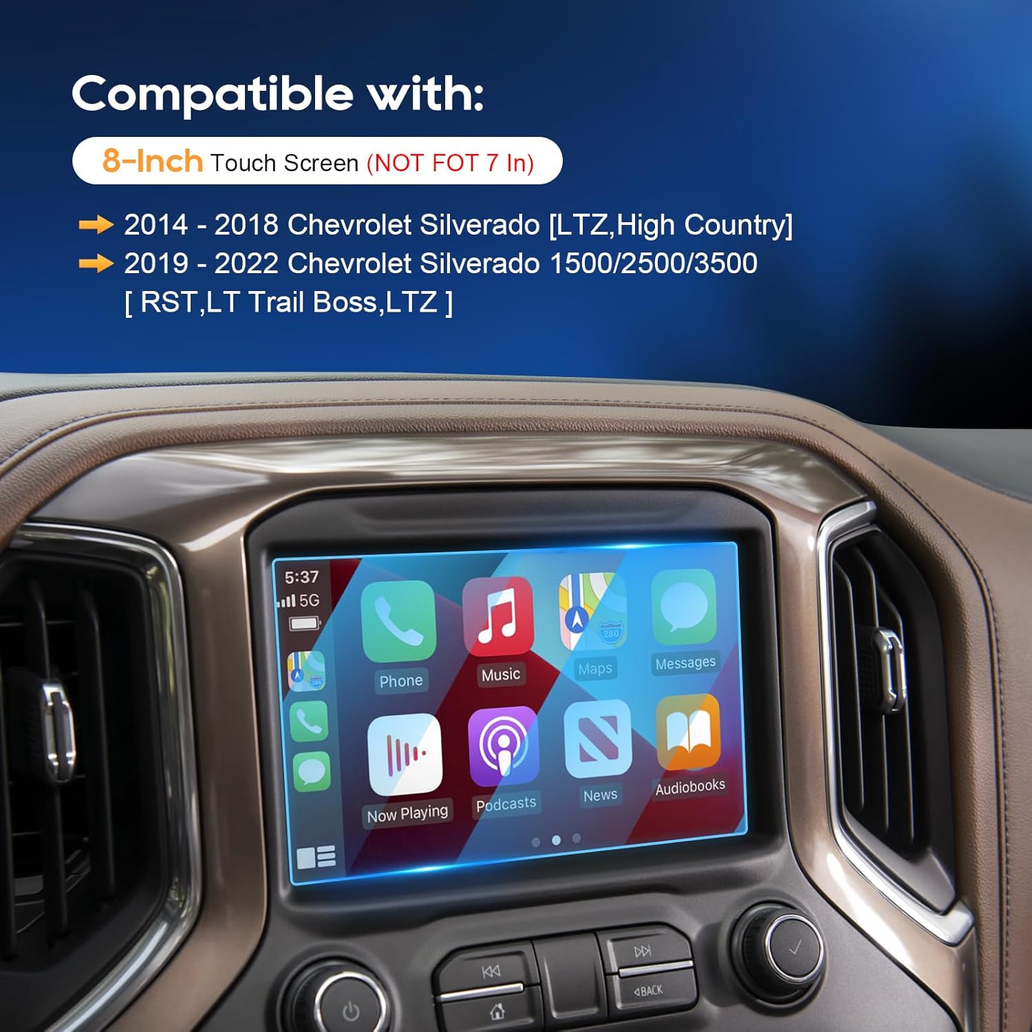2014+ Chevrolet Silverado Display Screen Protection Frame
