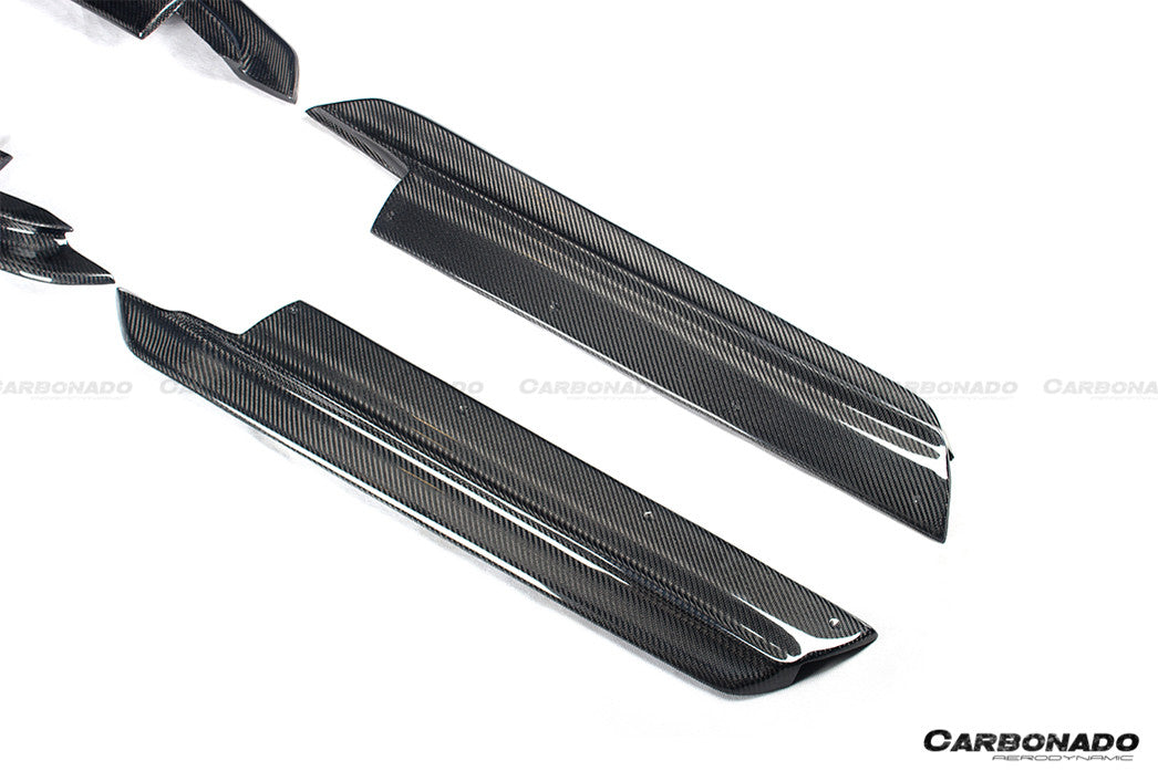 2017 - 2023 Porsche 718 Cayman/Boxster AM Style Carbon Fiber Side Skirts