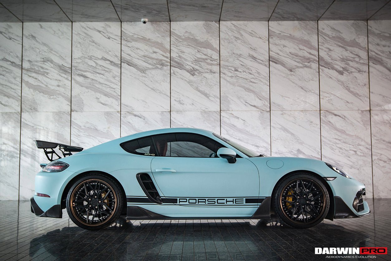 2016 - 2024 Porsche 718 Cayman & Boxster Stuttmate Carbon Fiber Rear Diffuser