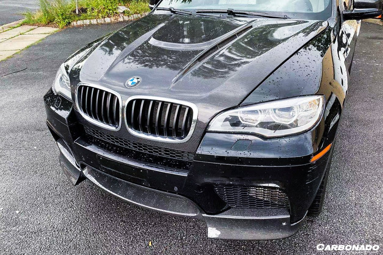 2009-2014 BMW E70 E71 X5M X6M AK Style Carbon Fiber Front Lip