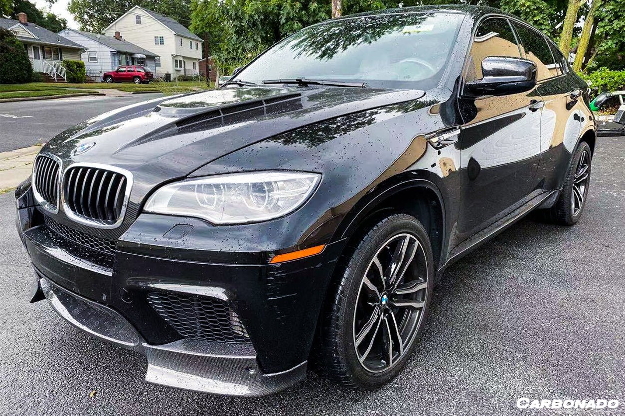 2009-2014 BMW E70 E71 X5M X6M AK Style Carbon Fiber Front Lip