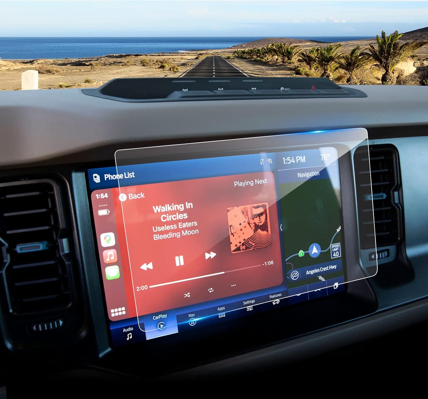 2021+ Ford Bronco Display Screen Protection Frame