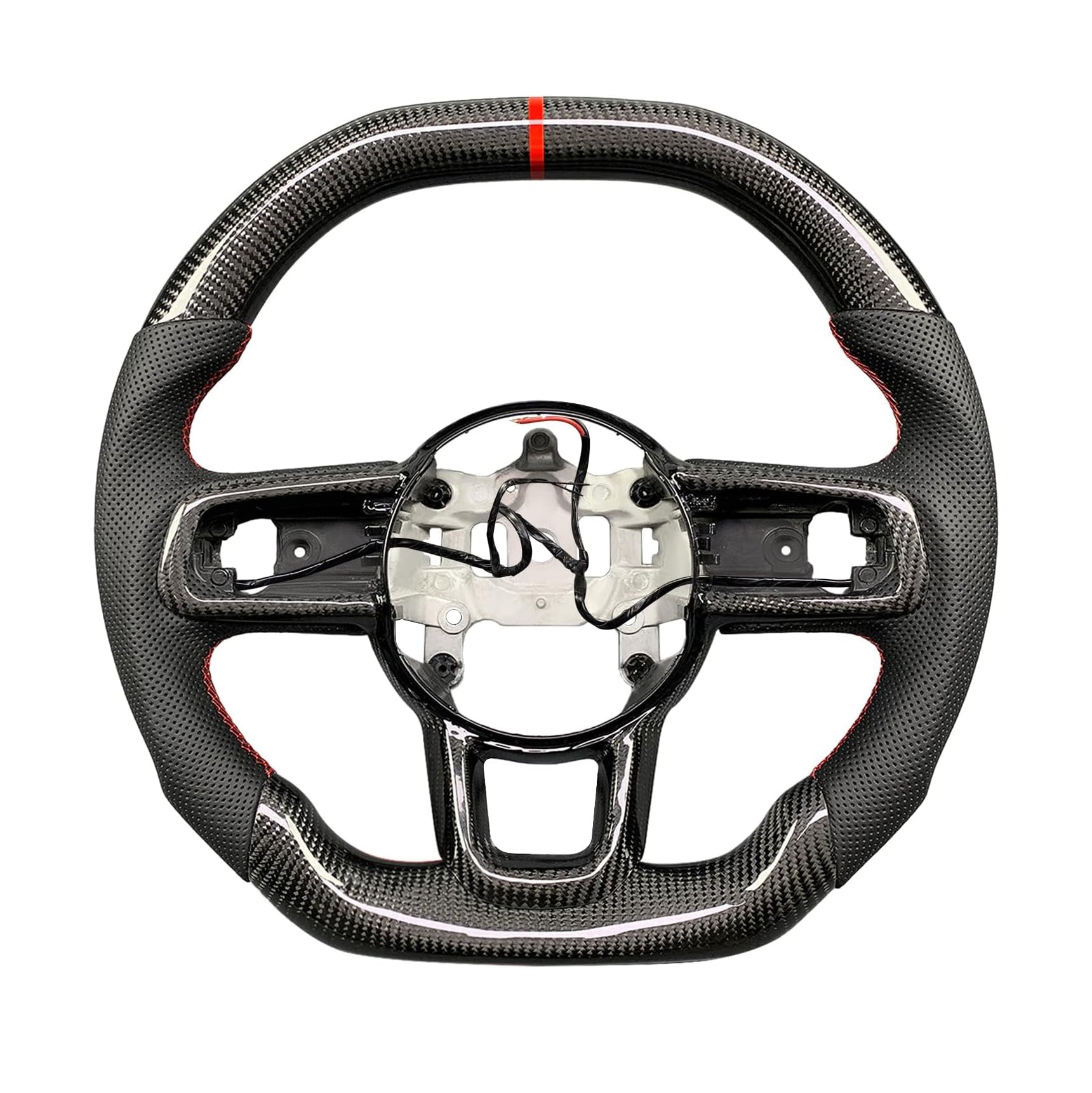 Jeep Wrangler JK JL Custom Carbon Fiber Steering Wheel 2013-Up