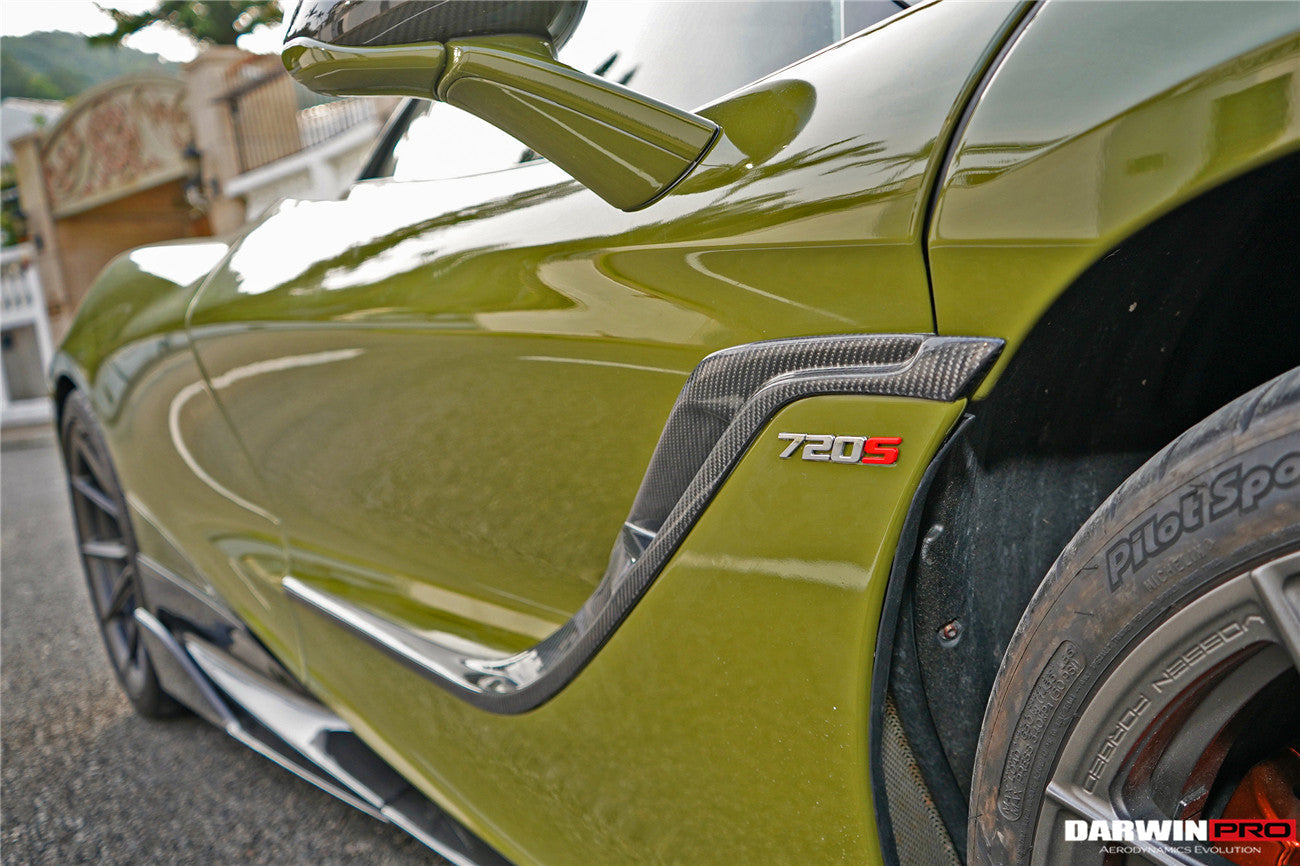 2017 - 2021 McLaren 720s Se²NWB Style Carbon Fiber Side Door Trims