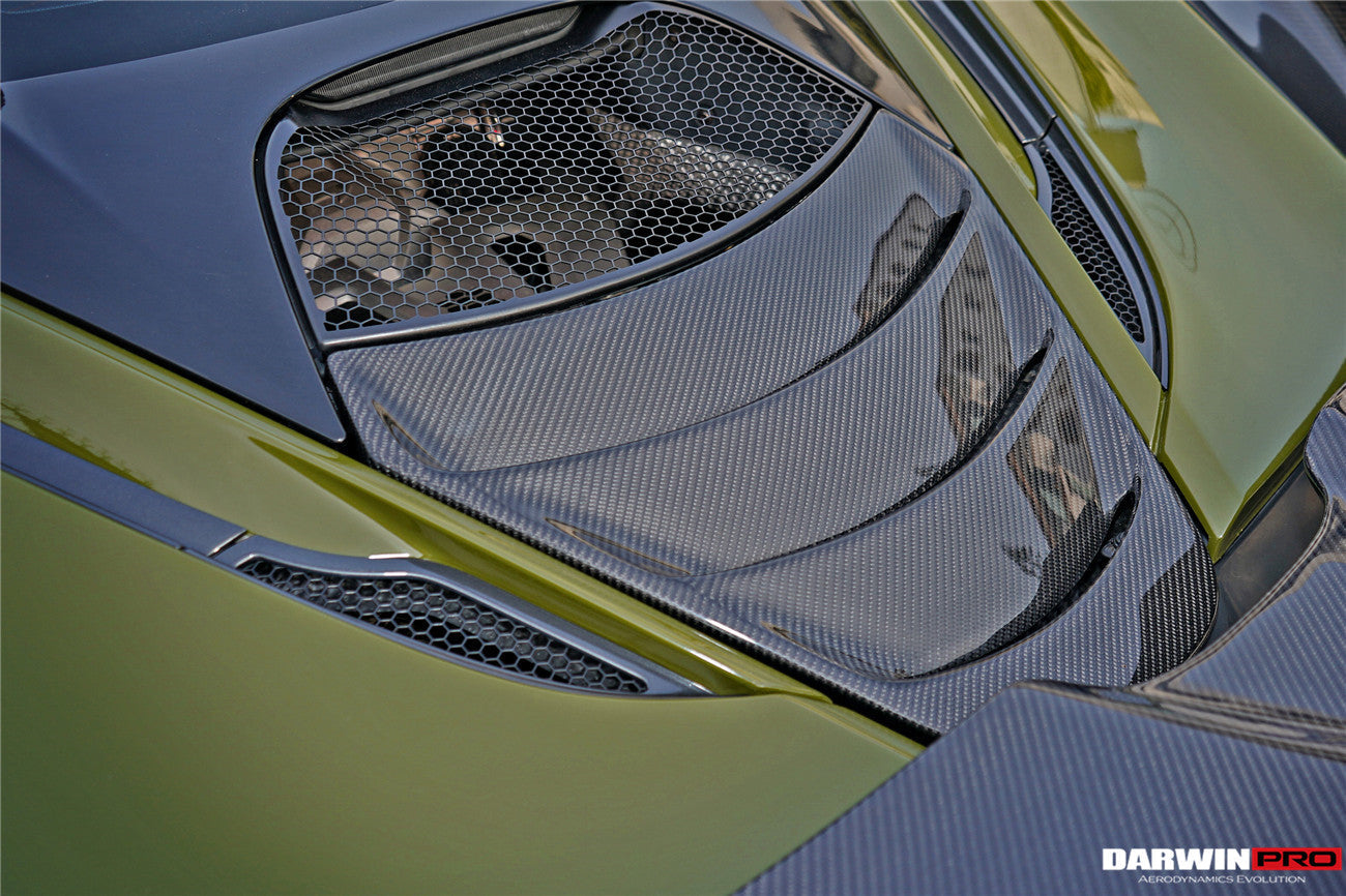 2017 - 2022 McLaren 720s Coupe Carbon Fiber Engine Hood Side Air Intake Vents