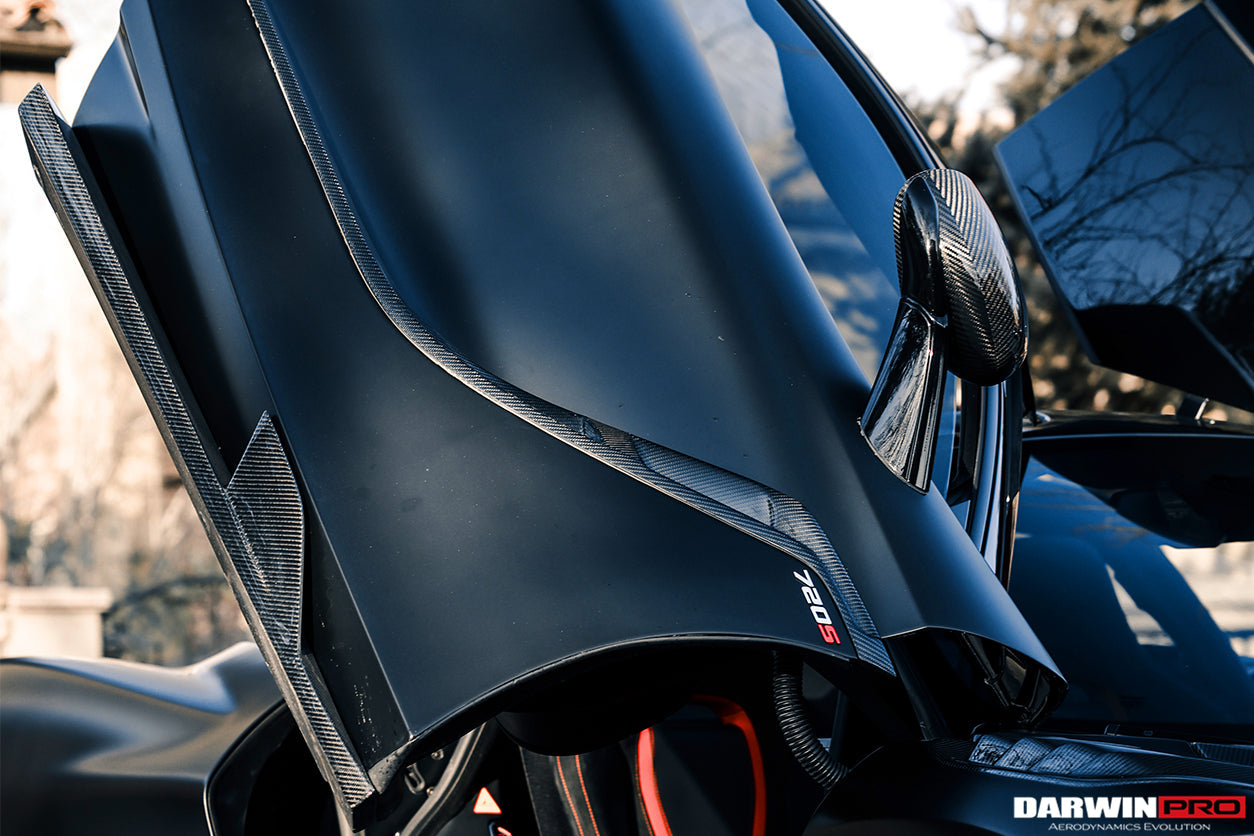 2017 - 2021 McLaren 720s Se²NWB Style Carbon Fiber Side Door Trims