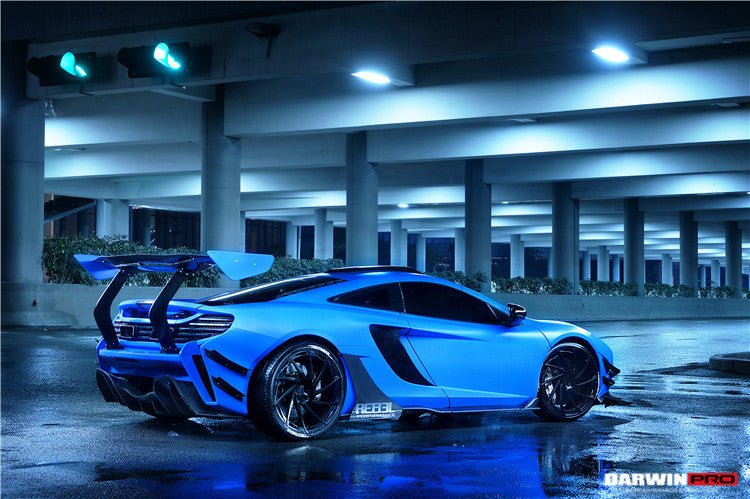 2011 - 2017 McLaren MP4 12C & 650S Rebel Performance Style Carbon Fiber Trunk Spoiler Wing