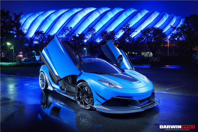 2011 - 2014 McLaren MP4 12C Rebel Performance Style Partial Carbon Fiber Front Bumper w/ Lip