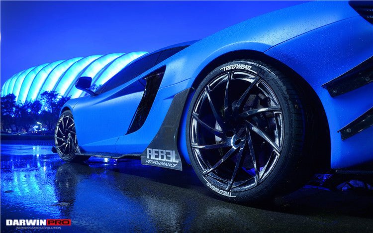 2011 - 2014 McLaren MP4 12C Rebel Performance Style Carbon Fiber Side Skirts