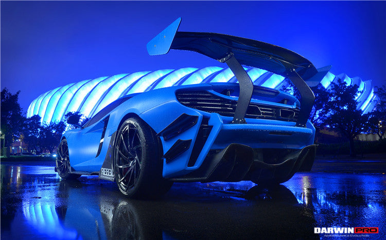 2011 - 2014 McLaren MP4 12C/650S Rebel Performance Style Partial Carbon Fiber Rear Bumper
