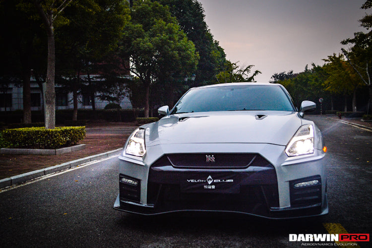 2008-2016 Nissan GTR (R35) Ver17 NSM Style Carbon Fiber Front Bumper