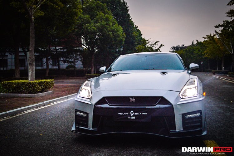 2008-2016 Nissan GTR (R35) Ver17 NSM Style Carbon Fiber Front Bumper