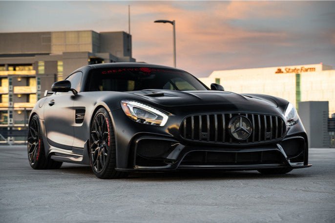 2015-2016 Mercedes Benz AMG GT GTS IMP Performance Part Carbon Fiber Front Bumper with Grill