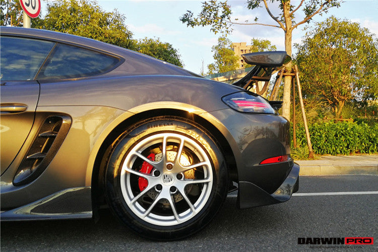 2016 - 2024 Porsche 718 Cayman & Boxster BKSS Style Carbon Fiber Trunk Spoiler