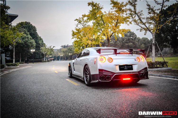 2008 - 2022 Nissan GTR R35 CBA DBA EBA NSM Style Carbon Fiber Trunk Spoiler Wing