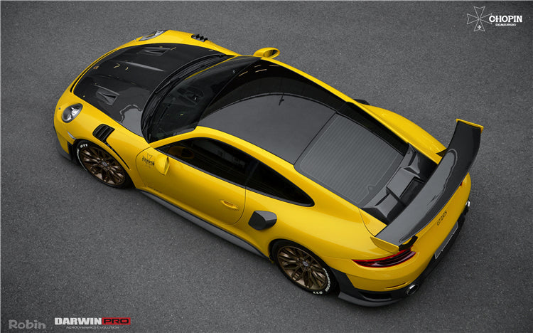 2012 - 2019 Porsche 991 Carrera S & Targa 4 & 4s GT2RS Style Carbon Fiber Hood