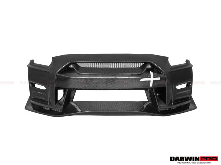 2008-2016 Nissan GTR (R35) Ver17 NSM Style Carbon Fiber Front Bumper