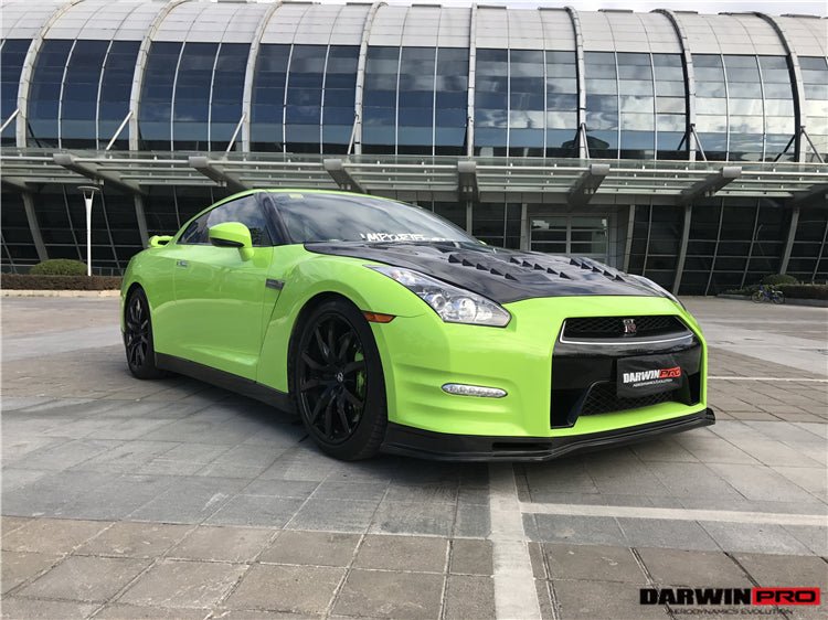 2012 - 2016 Nissan GTR R35 DBA NSM Style Partial Carbon Fiber Front Lip