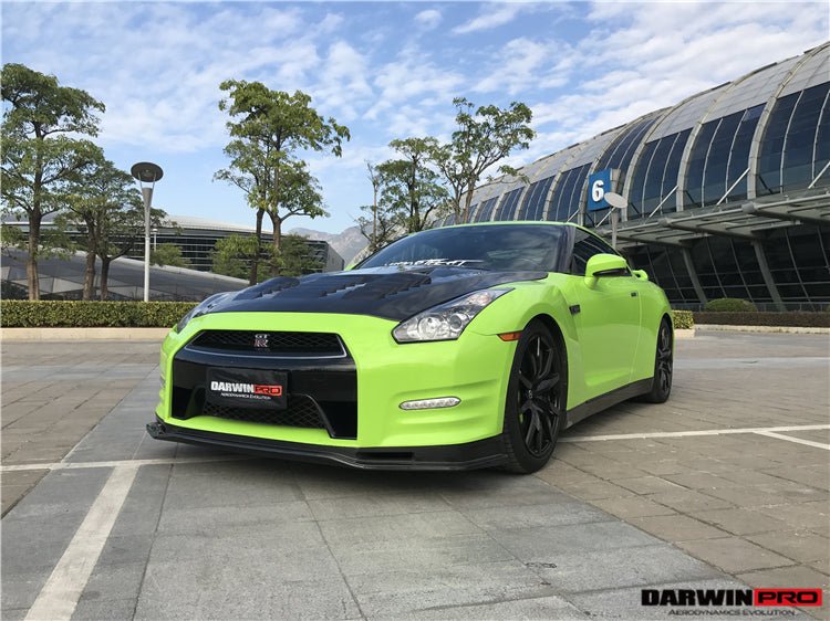 2012 - 2016 Nissan GTR R35 DBA NSM Style Partial Carbon Fiber Front Lip