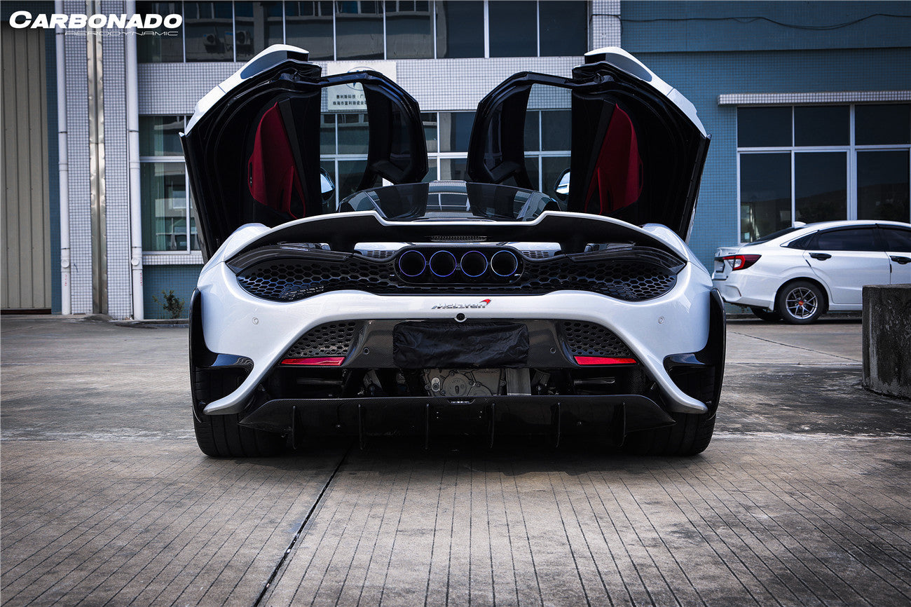 2017 - 2022 McLaren 720s 765LT-Style Rear Bumper and Wing