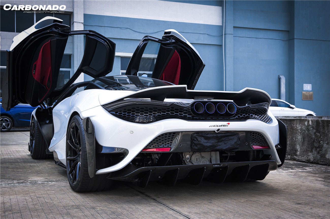 2017 - 2022 McLaren 720S 765LT-Style Rear Bumper and Wing