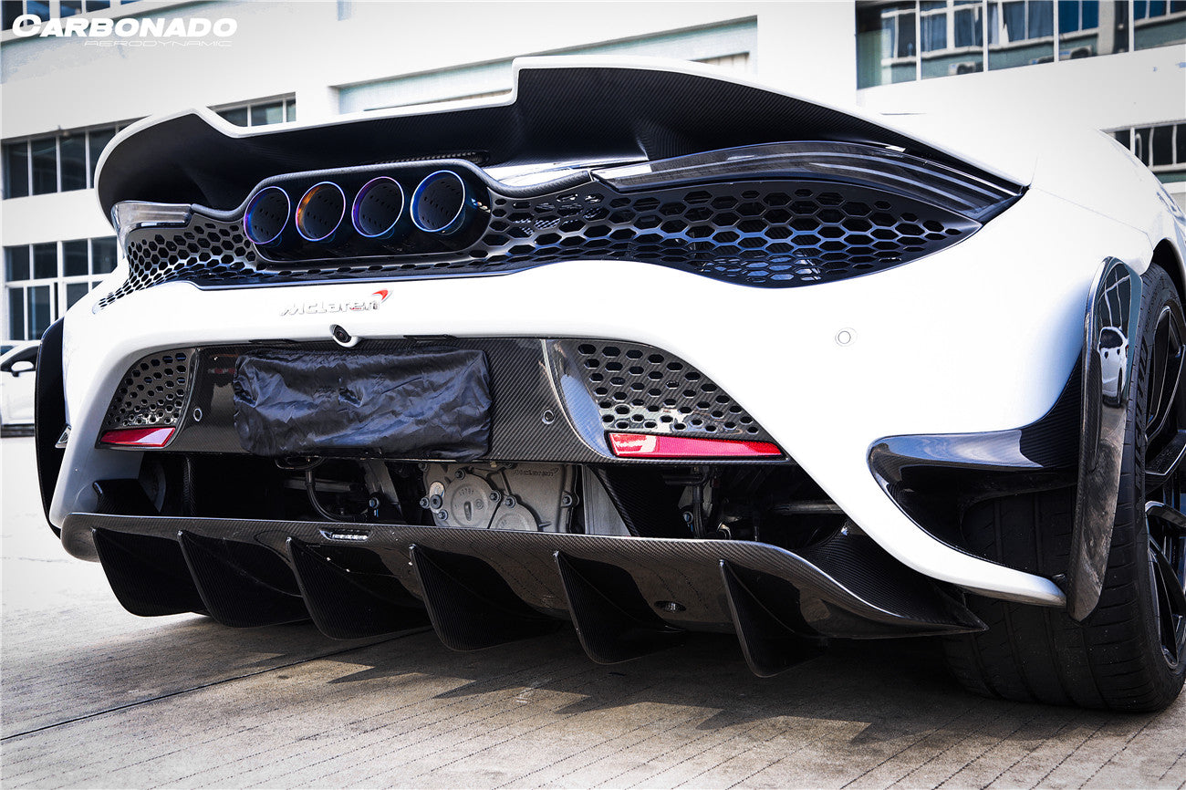 2017 - 2022 McLaren 720s 765LT-Style Rear Bumper and Wing